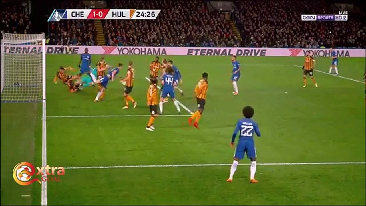 ملخص مباراه تشيلسي وهال سيتي 4-0 - ويليان يستعد لبرشلونه بثنائية - كأس الاتحاد الانجليزي - YouTube