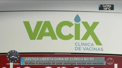 Justiça liberta dona de clínica acusada de fraudar vacinas