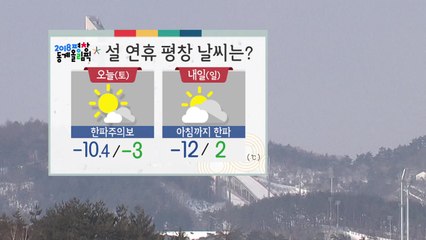 [날씨] 평창 다시 한파특보...낮에도 영하권 / YTN