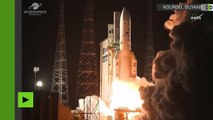 Lancement des satellites de communications sur la fusée Ariane 5