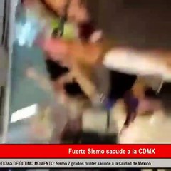 Sismo terremoto de 7.5 grados en México
