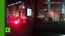 Des supporters stéphanois se frottent à la police à l'issue du match Saint-Etienne-Monaco