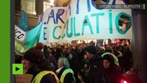 Manifestation contre la politique migratoire européenne à Bruxelles