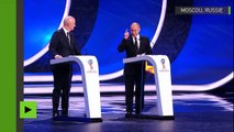 «Psst, Gianni, mets tes écouteurs» : Poutine reprend le président de la Fifa avant son discours