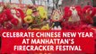 New York's Chinatown celebrates Chinese New Year with firecrackers and dancing dragons