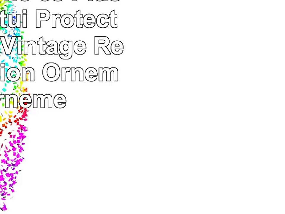 Apple iPhone 6s Plus Housse Étui Protection Coque Vintage Rétro Collection Ornement