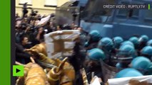 Violents heurts entre des manifestants anti-G7 et la police à Turin