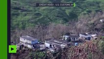 A Porto Rico, une famille appelle à l’aide depuis le toit de sa maison ravagée par l’ouragan Maria