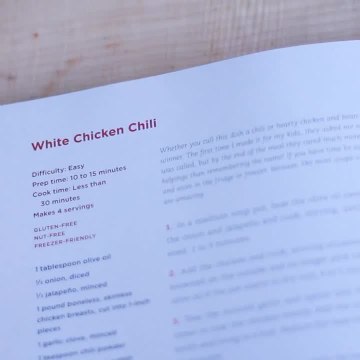 100 Days of Real Food: Easy White Chicken Chili