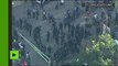 La police utilise du gaz poivre pour disperser des manifestants à Saint Louis, aux Etats-Unis