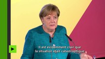 Merkel : «Nous devons avertir les réfugiés pour qu’ils ne tombent pas dans les mains des passeurs»