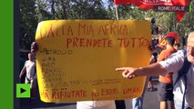 Emoi en Italie après la violente évacuation de réfugiés à Rome