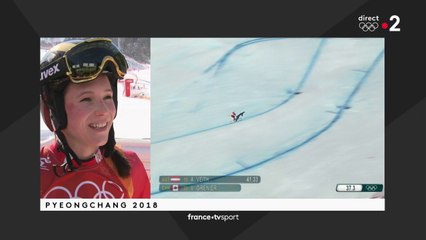 JO 2018 : Ski Alpin - Super-G Femmes / Romane Miradoli : "Je n'ai pas de regrets"