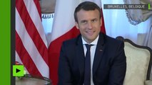 Poignée de main ou bras de fer, entre Emmanuel Macron et Donald Trump ?