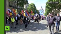 «Nous choisissons Jeanne d’Arc» : manifestation anti-Macron le jour de son investiture