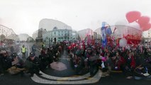 Régiment immortel à Moscou : le rassemblement le plus important du Jour de la Victoire à 360°