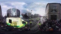 Images panoramiques des rues de Londres, bouclées après l’attaque «terroriste»