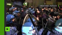 Milan : violents heurts entre antifascistes et la police