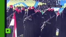Lance-roquettes en main, des femmes yéménites protestent contre l’Arabie saoudite