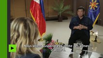 «J’ai un ami qui a plein d’armes» : l'impétueux leader philippin Duterte se confie à RT