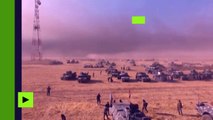 L'armée irakienne en pleine préparation de la bataille de Mossoul (Images aériennes)