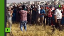 Les Kurdes protestent contre une incursion potentielle turque dans la ville syrienne de Kobané