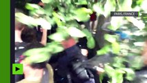 La police utilise du spray au poivre contre les opposants à la loi travail