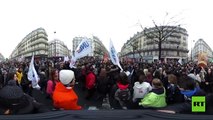 Images uniques : La manifestation contre la loi travail à 360 degrés