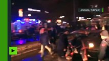 Turquie : les voitures endommagées et les services de secours sur les lieux de l’explosion