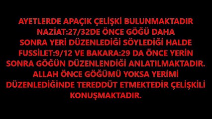 KURANDAKİ SOMUT ÇELİŞKİ !