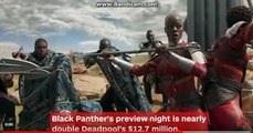 Black Panther Has MCU's 2nd Best Preview Night Box Office