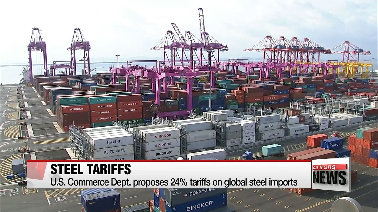 U.S. Commerce Dept. proposes hefty tariffs on imported steel and aluminum