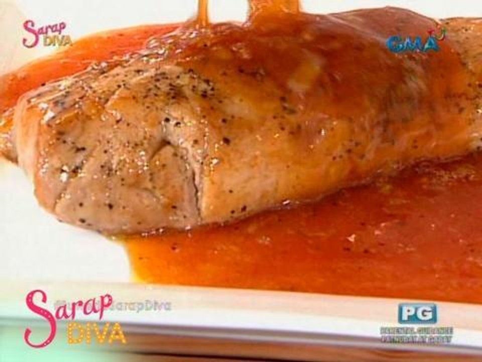 Sarap Diva: Orange-glazed Pork Tenderloin by Carla Abellana