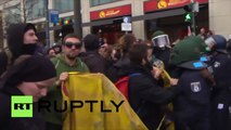 Berlin : des heurts ont éclaté entre manifestants antifascistes et policiers