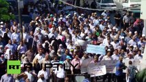 13 000 travailleurs de l’ONU ont défilé à Gaza contre des coupes budgétaires sur l’éducation