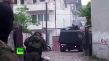 Tensions en Macédoine : des images de combats entre la police et des présumés terroristes