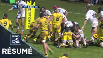 PRO D2 - Résumé Carcassonne-Colomiers: 35-29 - J23 - Saison 2017/2018