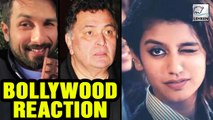 Bollywood REACTS On Internet Sensation Priya Prakash's Varrier