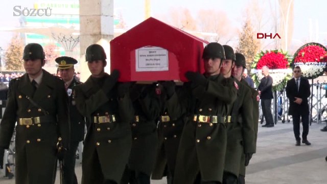 Bursalı şehit yüzbaşı göz yaşlarıyla uğurlandı