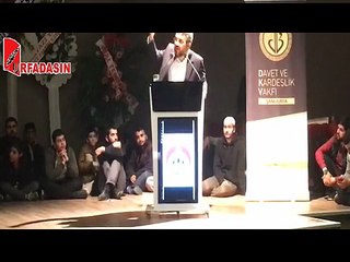 İhsan Şenocak Urfa'da Konuştu