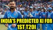 India vs South Africa 1st T20I: Team India's Predicted XI, Sureh Raina and Manish Pandey | Oneindia