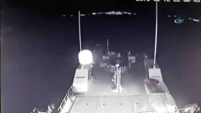 Türk ve Yunan Ordularını Ege!de Karşı Karşıya Getiren Çarpışmanın Görüntüsü Ortaya Çıktı