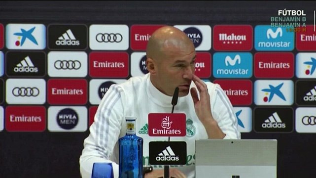 Zidane: Ser entrenador del Real Madrid desgasta mucho
