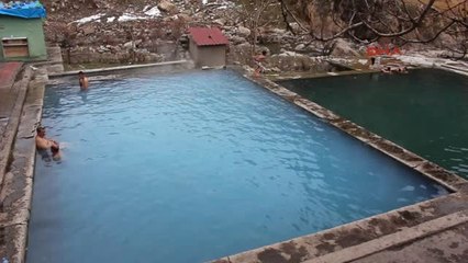 Şırnak-Kato Dağı Eteklerindeki Kaplıcada Sağlık Arıyorlar