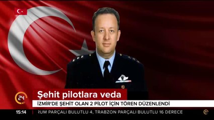 Şehit pilotlara veda