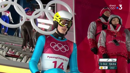 JO 2018 : Saut à ski - Première manche. Jonathan Learoyd éliminé