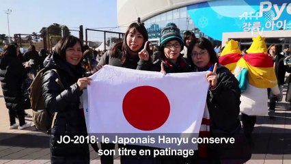 Des fans "émus" après la médaille d'Hanyu en patinage artistique