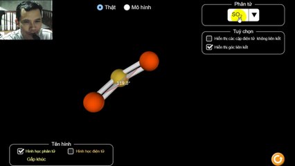 Phân tử Lưu huỳnh dioxit, phân tử Amoniac, phân tử metan Y123