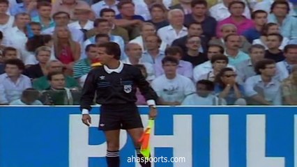 الشوط الاول مباراة المانيا و الارجنتين 1-0 نهائي كاس العالم 1990