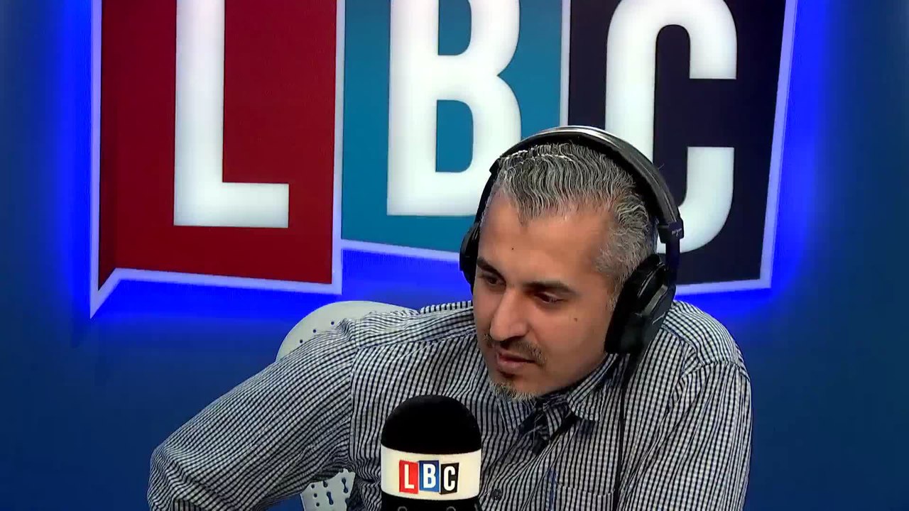 Maajid changes a callers mind on halal